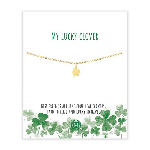 Lucky Clover Bracelet Gold