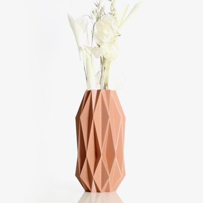 PASTEL PINK "MONA" VASE, FOR DRIED FLOWERS
