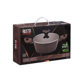 RESTO 93018 cocotte avec couvercle Ø20 h=8,5 cm 2,5 L / 6 7