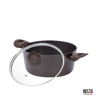 RESTO 93019 Cocotte avec couvercle Ø24 h=10,5 cm 4,7 L / 6 7