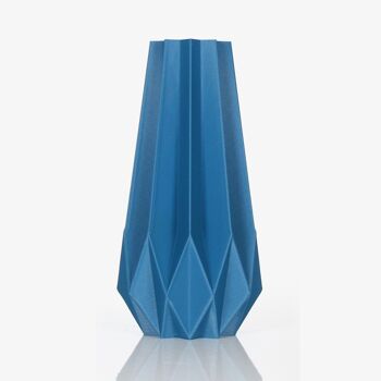 Vase "lyna" bleu mat, pour fleurs séchées 2