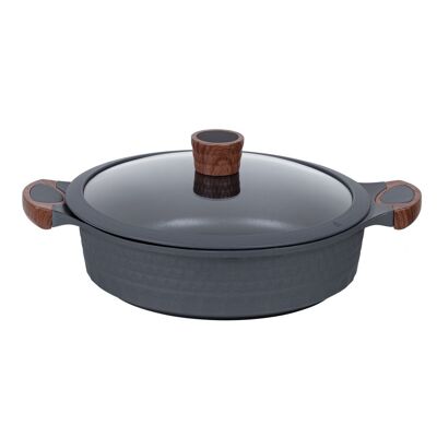 RESTO 93506 Shallow pot with lid Ø28 h=8.0 cm 5.0 L / 4