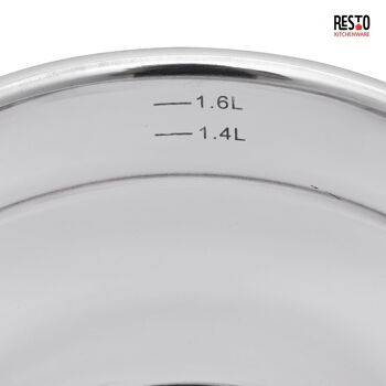 RESTO 92102 cocotte avec couvercle 16*9,5 cm, 1,9 l / 4 6