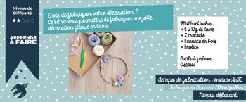 Kit DIY Couronne de fleurs - Coloris Pastel 2