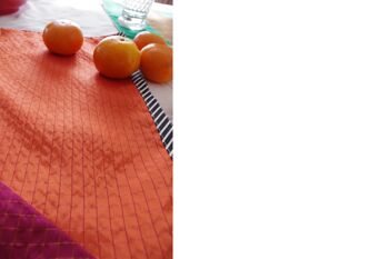 Set de table Slash orange et bordeaux 4