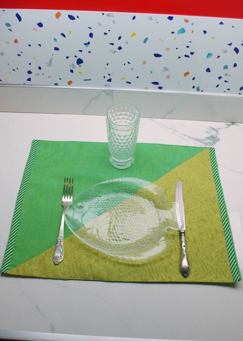 Set de table Slash vert