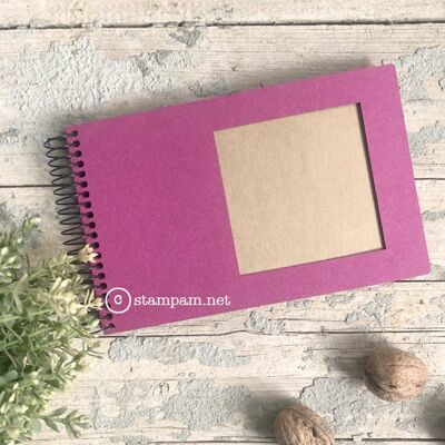 Photo album 10x15 mini square ROSE