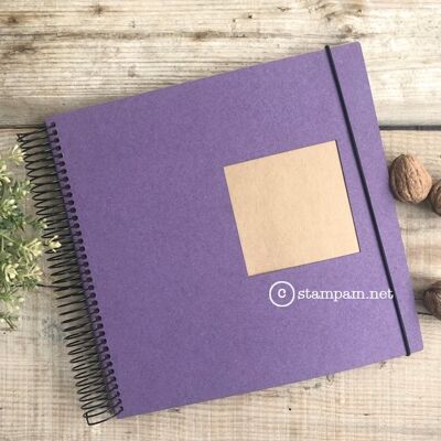 Photo album  25X25 square  PURPLE