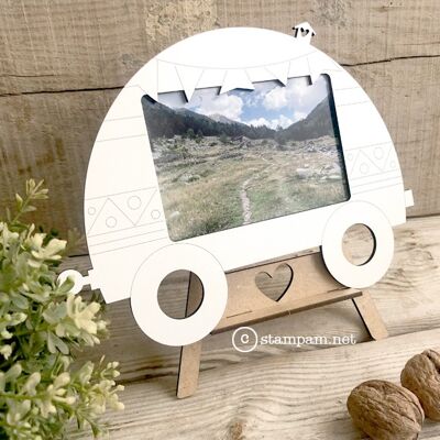 Photo frame 19X13 caravan