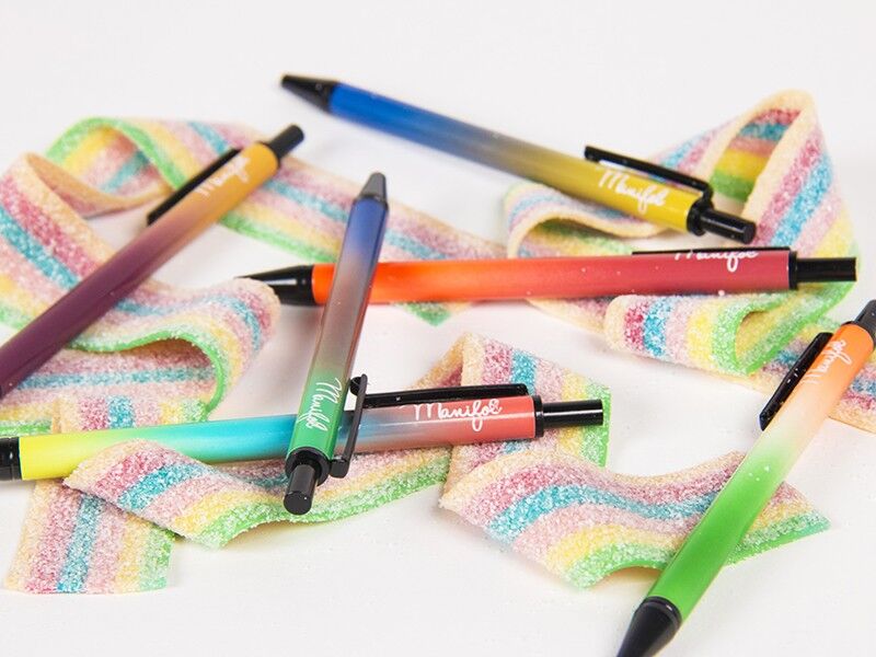 MIni ball pen fred rainbow