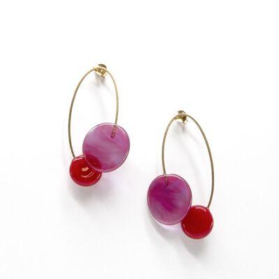 Earrings with Murano glass Elia collection