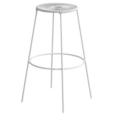 Acapulco Barstool High, All White