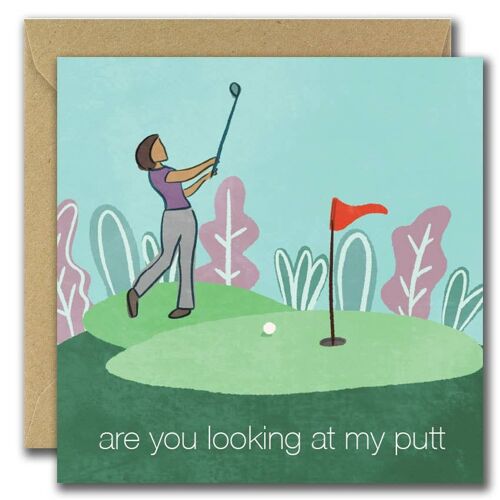 Are you looking at my putt