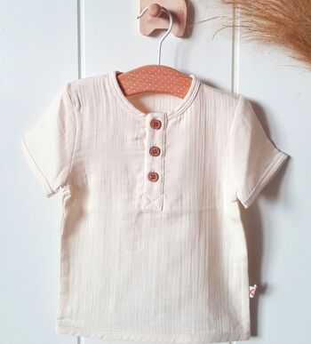 Tee-shirt beige / 6-9 mois 2