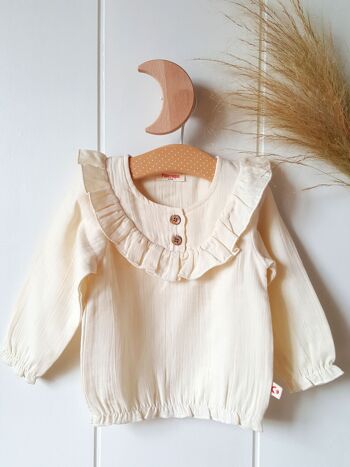 Blouse beige /9-12 mois 1