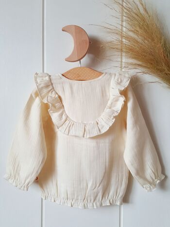 Blouse beige /12-18 mois 2