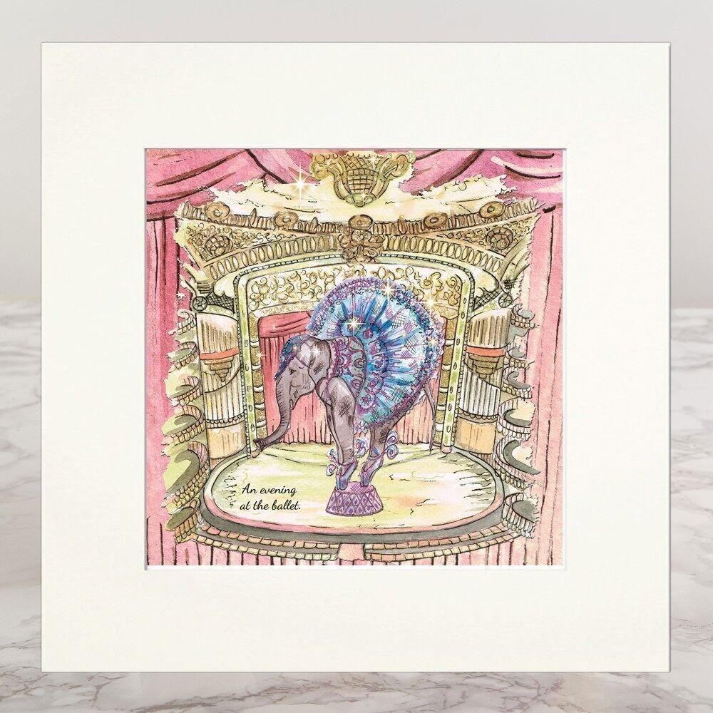 Elefante di stampa montato in città