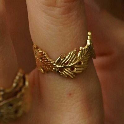 Feather steel ring