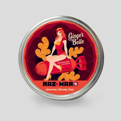 Jabón de Afeitar Orgánico : Ginger Belle