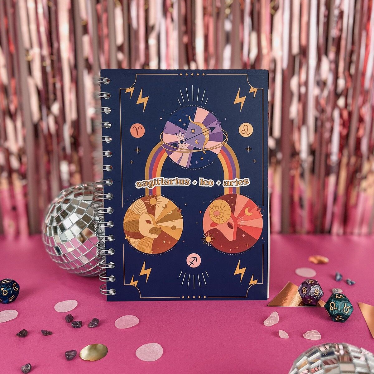 Carnet astrologie éléments feu