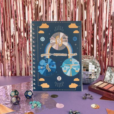 Air Elements Astrology Notebook