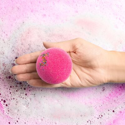 Bath Ball - Bath Bomb - The Soap Factory - Bubblegum 100 g
