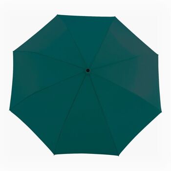 Parapluie vert forêt compact et résistant au vent 3
