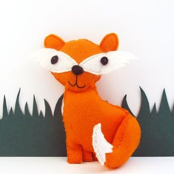 Fabriquez votre propre kit de couture de renard en feutre 4