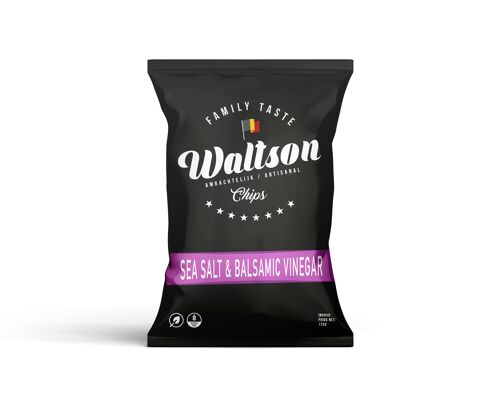 Waltson sea salt & balsamic vinegar 125g