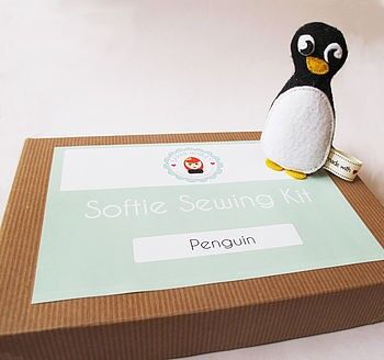 Fabriquez votre propre kit de couture pour peluches pingouin 3