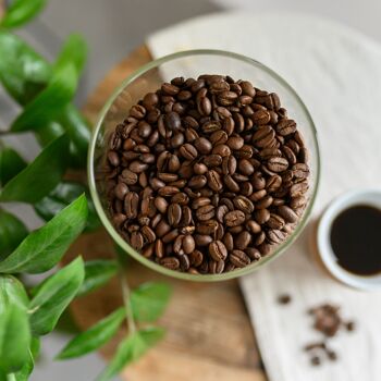 Cafe bio en grains 500g - arabica bresil et mexique - adele 3