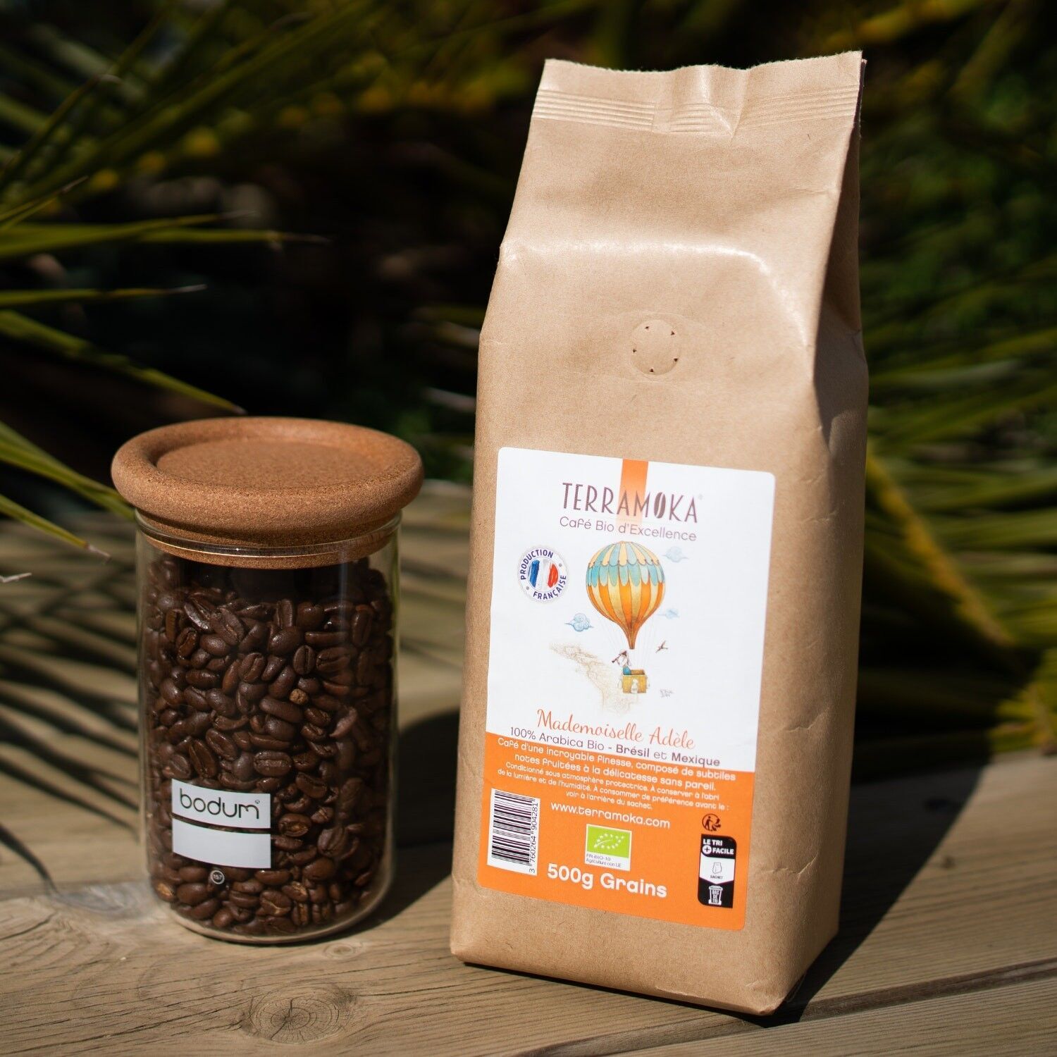 CAFFÈ IN CHICCHI BIO 500G - ARABICA BRASILE E MESSICO - ADELE