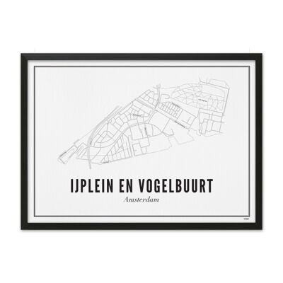Prints - Amsterdam - IJplein en vogelenbuurt