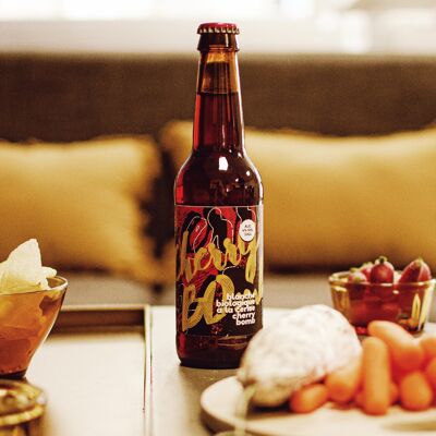 White beer with cherry, alc. 4%vol. - 330ml