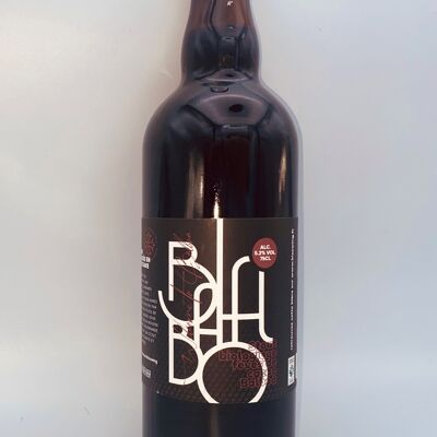 Brown beer style Stout, alc. 5%vol. - 750ml