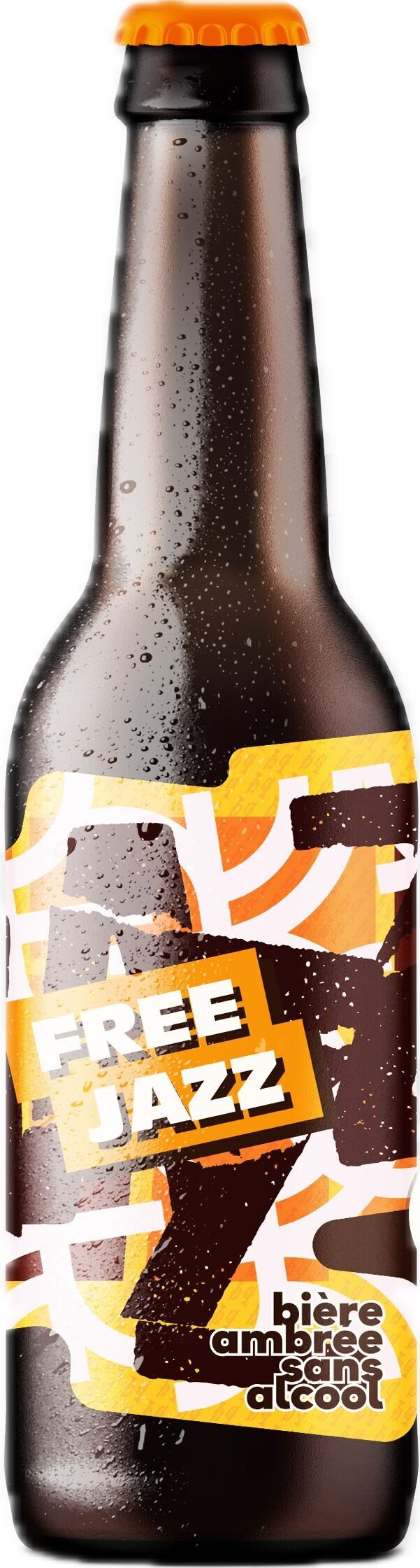 Free Jazz Ambrée - Birra ambrata analcolica, 0.00% alcol. Vol. - 330 ml
