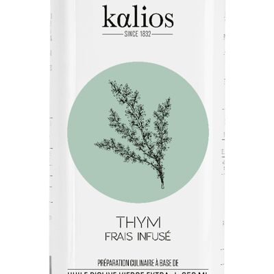 Olio di oliva aromatizzato al timo 250ml - barattolo