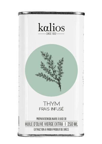 Huile d'olive infusée thym 250ml - bidon 1