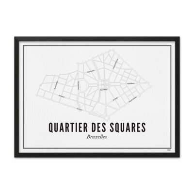 Prints - Bruxelles-Quartier des Squares
