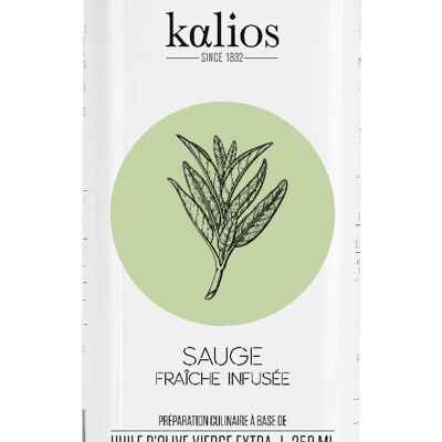 Olio di oliva aromatizzato alla salvia 250ml - barattolo