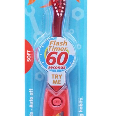 BABYGATORS LUMINOUS TOOTHBRUSH WITH 60 SECOND "SUPERCARS" TIMER