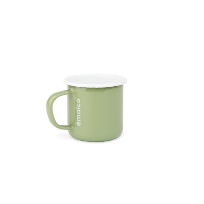 0,4l grüner Emaille-Kaffeebecher | DRAUSSEN