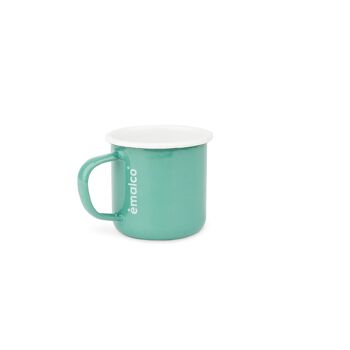 Tasse à café en émail turquoise 0,4 l | EXTÉRIEUR 1