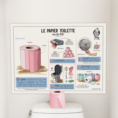 toilet paper poster
