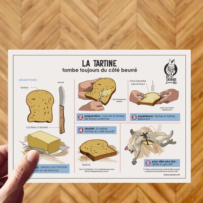Set of 10 cards - La Tartine
