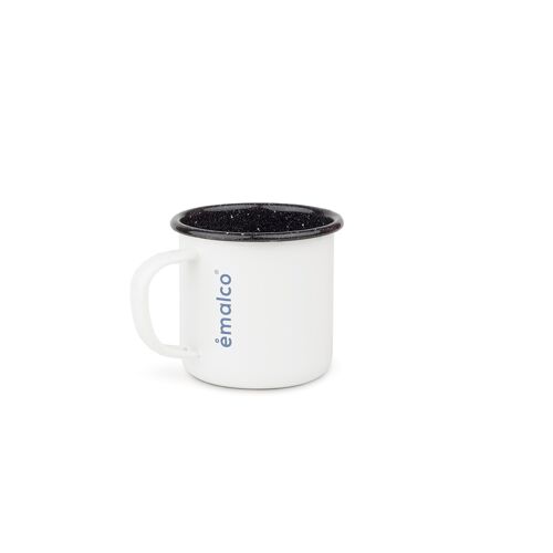 0,4l White Enamel Coffee Mug | OUTDOOR