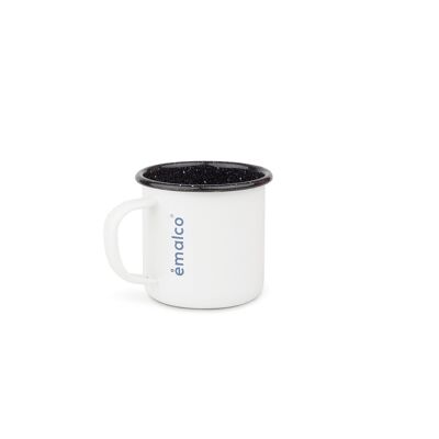 0,4l Weißer Emaille-Kaffeebecher | DRAUSSEN