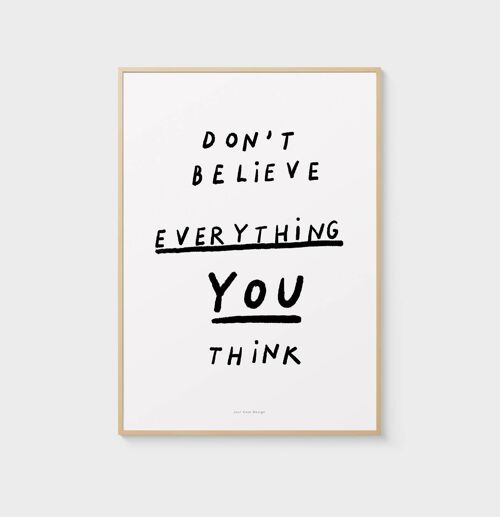 A3 Quote Wall Art Print 10