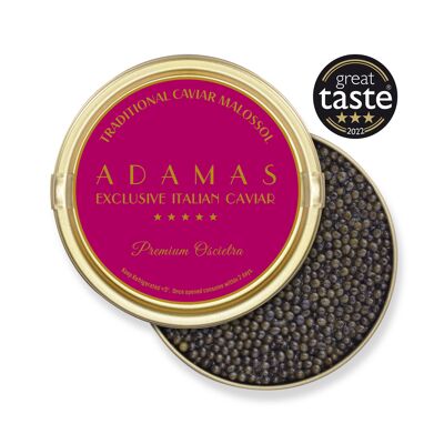 Adamas Caviar - Etiqueta Rosa Premium Oscietra - 10g