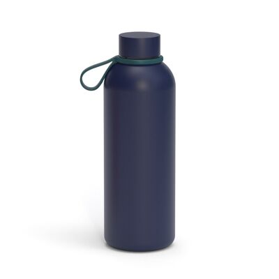 Wiederverwendbare Thermosflasche 500 ml - Mitternachtsblau - EKOBO
